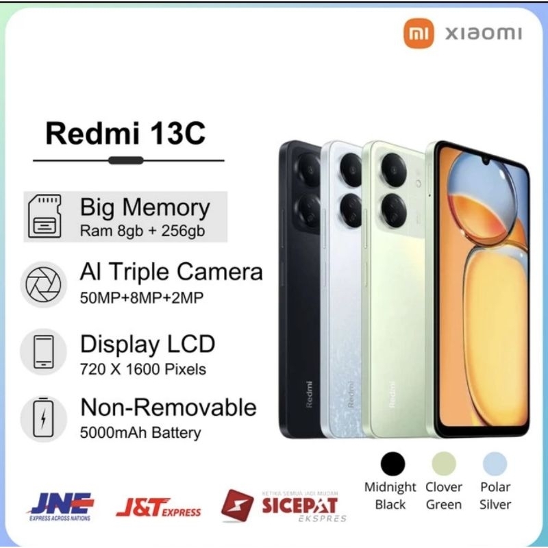 Xiaomi Redmi 13C Ram6/128Gb Original Garansi Resmi