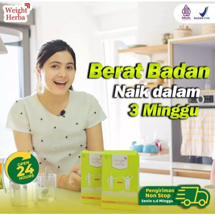 

Promo 1 Box Weight Herba Susu Penambah Berat Badan & Nafsu Makan Kualitas Tinggi 1 Box Isi 200 Gram