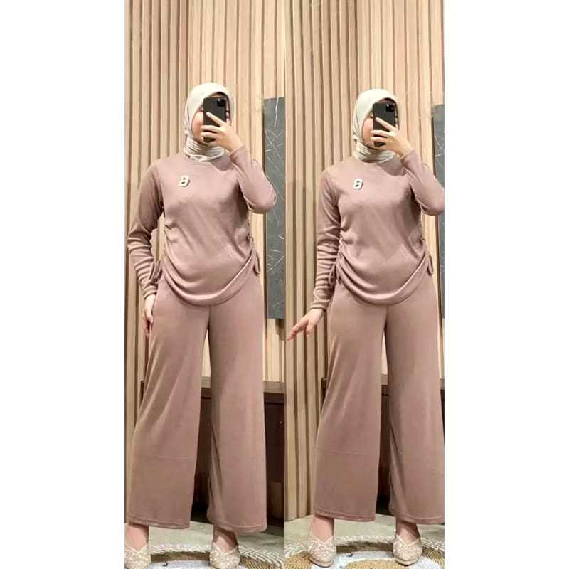 ONE SET KNIT WANITA SERUT SAMPING/ONE SET RAJUT SERUT WANITA KEKINIAN/OME SET SERUT SAMPING WANITA T