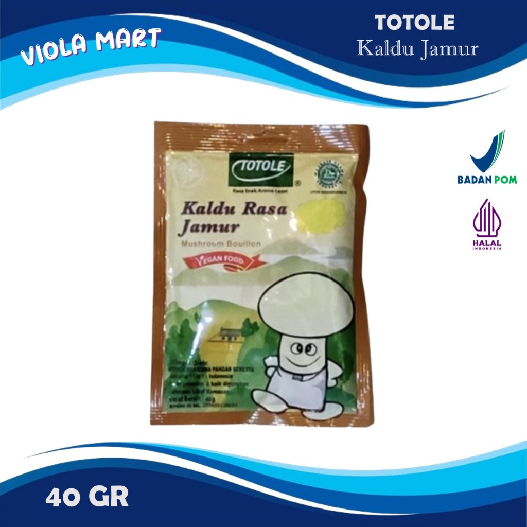 

TOTOLE Kaldu Jamur Kemasan 40gr - Bumbu Penambah Rasa