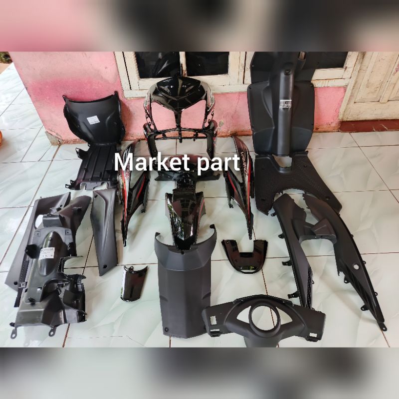 PAKET FULL BODY VARIO 110 KARBU LAMA HITAM 2012