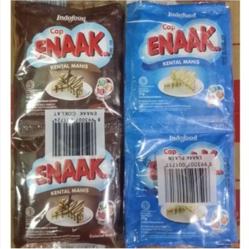 

Susu Cap Enak Kental Manis Coklat & Putih Isi 6 Sachet 37gr