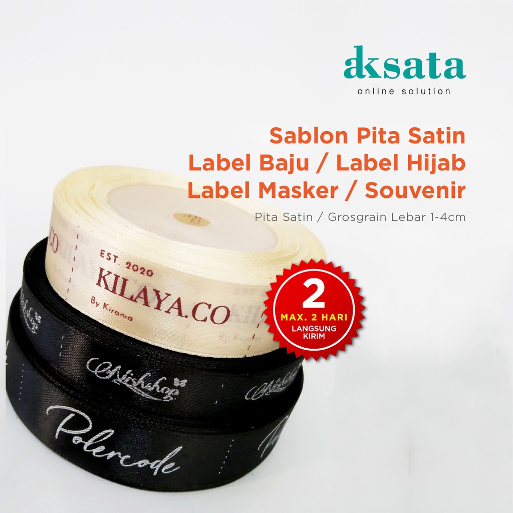 

Pita Hampers Pita Kado CookiesDessert Box Label Baju Label Hijab Label Masker Pita Satin Grosgrain