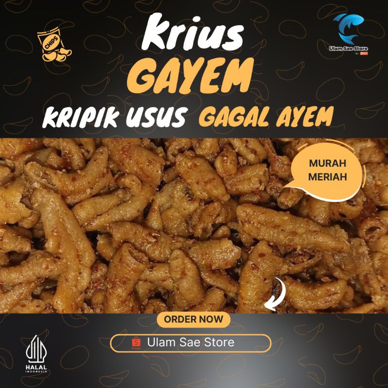 

keripik Usus Lezat Bergizi Tinggi