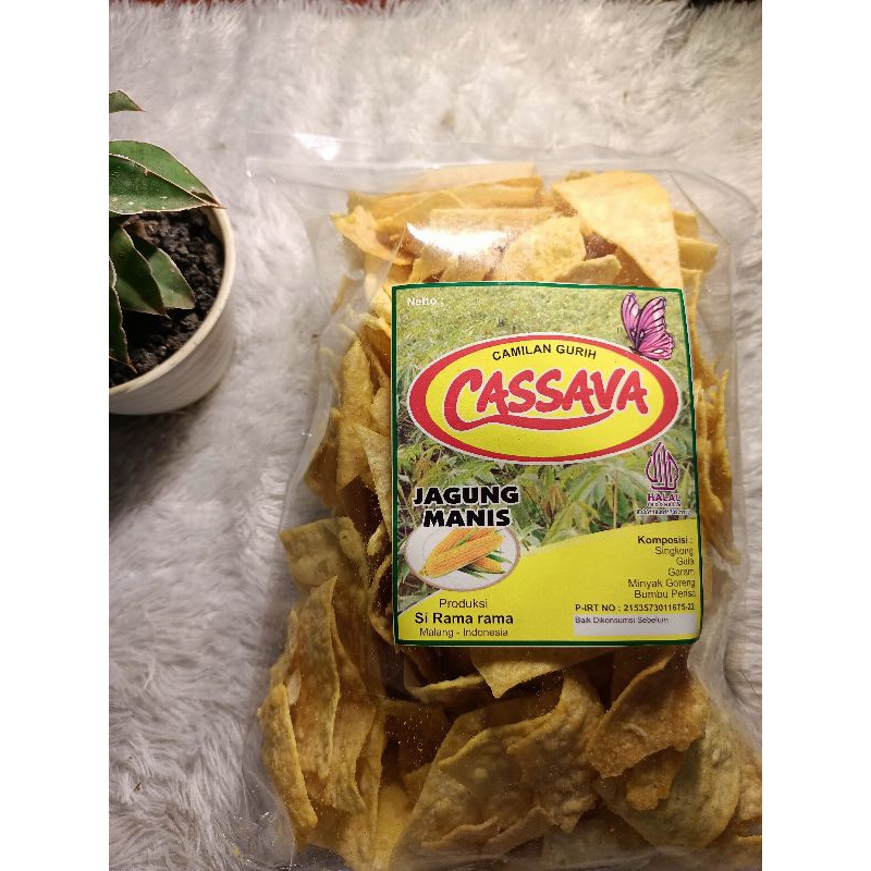 

kripik cassava rasa jagungmanis