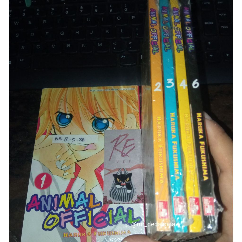 komik romance - petualangan dijual set animal official (1-4.6) wonderland 3-6 Unkiss My Best Friend,