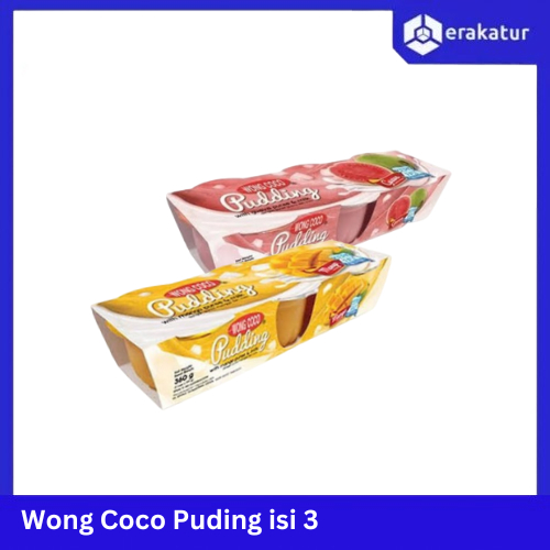 

Wong Coco Pudding Rasa Mangga Guava banded 3 cups