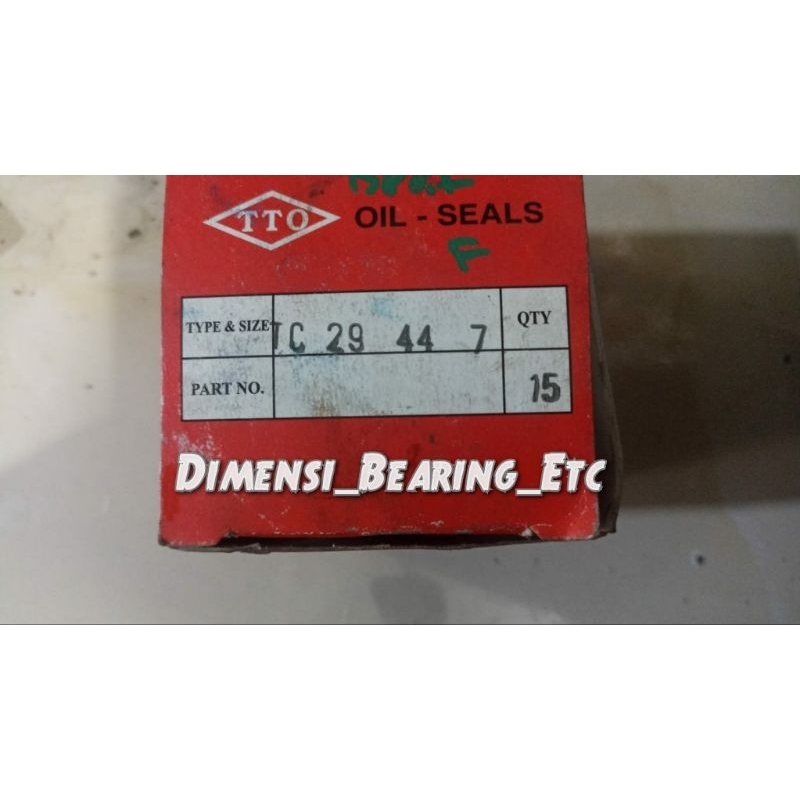 TC 29X44X7 TTO OIL SEAL