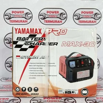

Charge Aki 30A YAMAMAX PRO Battery Charger Accu 30 A Charger Aki Cas MAX-30 / CAS AKI YAMAMAX 30A TERMURAH