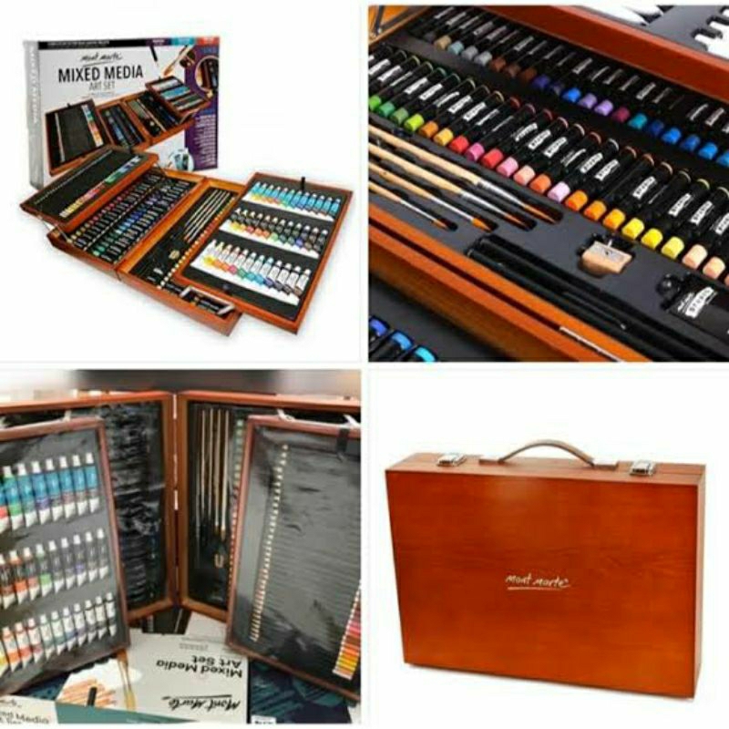 

Mont Marte Mixed Media Art Set Signature 174pc / Alat melukis / alat menggambar / alat mewarnai