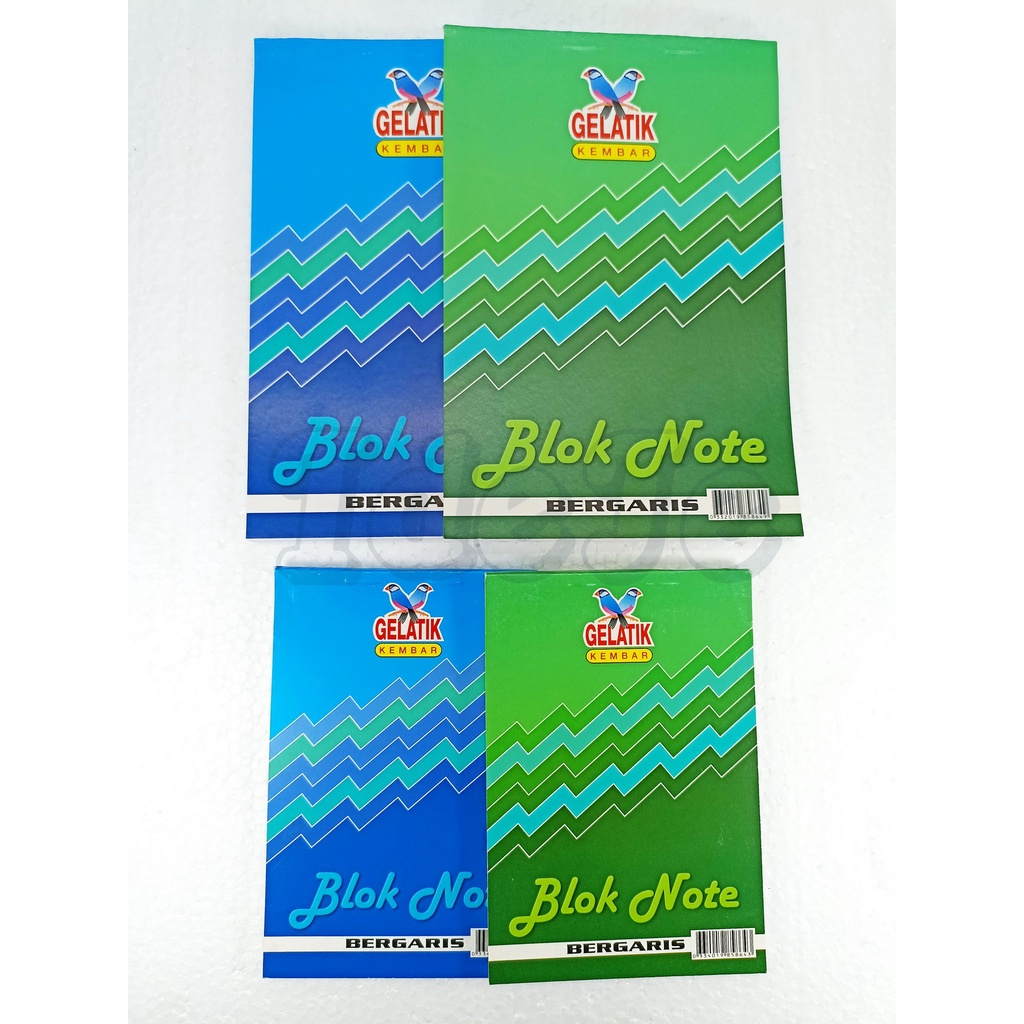 

Buku Catatan Memo Blok Note A5 Garis Polos isi 50's GELATIK KEMBAR Block Note Besar