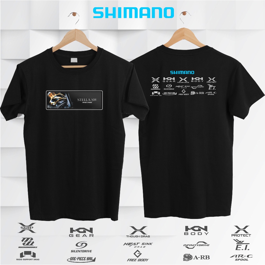Kaos mancing  Shimano STELLA / kaos mancing  angler  / baju mancing  / jersey  mancing / PREMIUM