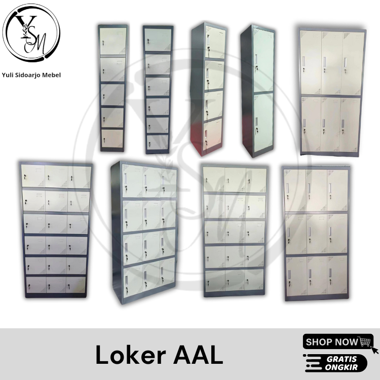 Lemari Loker Besi  - Loker Besi Pintu - Lemari Loker - Loker Besi 18 pintu - Loker Besi 12 pintu - L