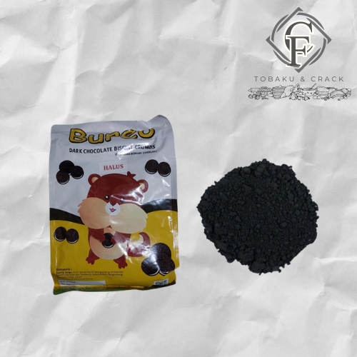 

Bureo Dark Chocolate Biskuit Crumbs/Remahan Biskuit Cokelat/Bubuk Biskuit 1 Kg 500gr 250gr 100gr