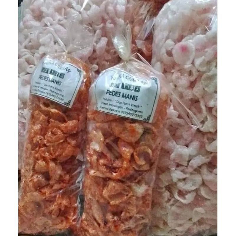 

KRUPUK USEK PANINGGARAN KEMASAN 250 GRAM//KRUPUK KHAS PEKAONGAN