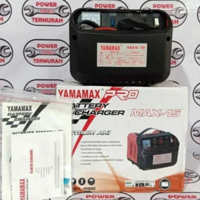 

Charge Aki 15A YAMAMAX PRO Battery Charger Accu 15 A Charger Aki Cas MAX-15 / CAS AKI YAMAMAX 15A TERMURAH