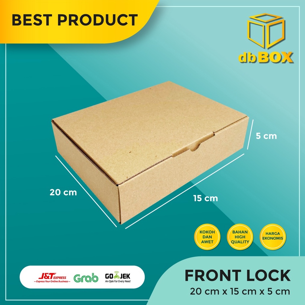 

1 Pcs KARDUS Uk 2x15x5 CMDIE CUT Kotak untuk Aksess Snack dll model box pizza