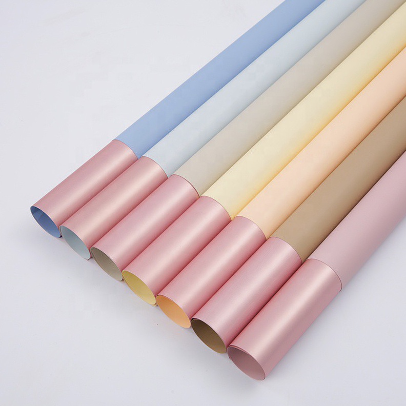 

BICOLOR ROSEGOLD CELLOPHANE PACK 5X5cm Kes Bunga Wrapg Paper