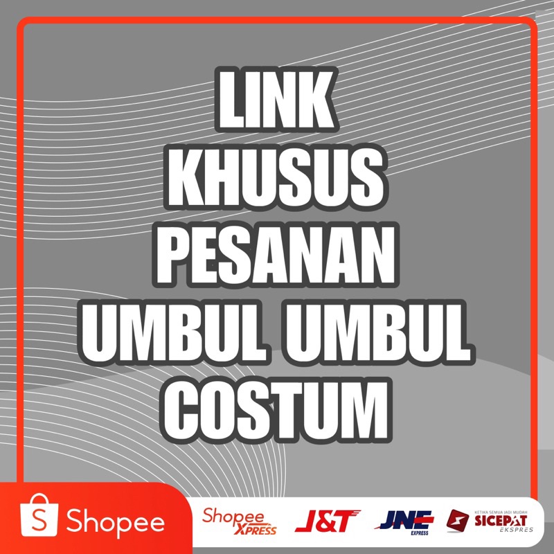 KHUSUS PESANAN UMBUL UMBUL COSTUM