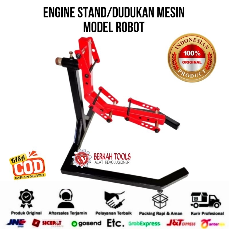 TERMURAH Engine Stand Alat Dudukan Mesin Motor bebek matic sport Universal Stand engine alat dudukan