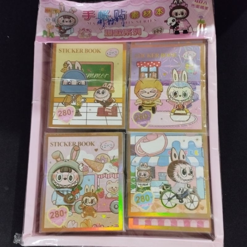 

sticker buku labubu