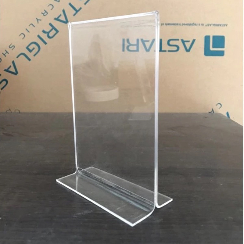 

Nomor Meja Tent Card Tent Holder Akrilik 8x12cm TEMPAT BROSUR AKRILIK