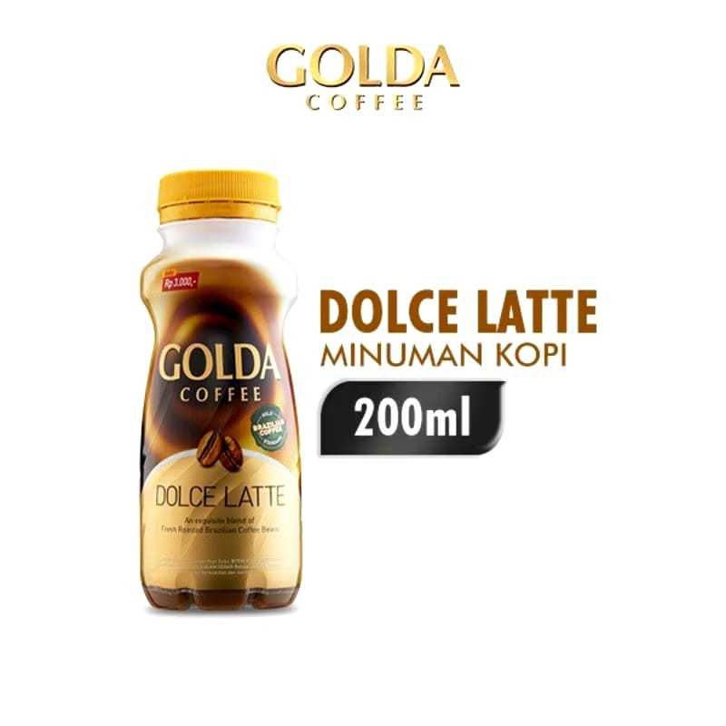 

KOPI - GOLDA COFFE LATTE & CAPPUCCINO 200ml 1 DOS ISI 12 BTL