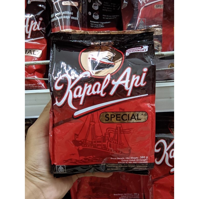 KOPI KAPAL API SPECIAL 380 GRAM || KOPI KAPAL API || KAPAL API || KOPI KAPAL API 380 GRAM || KOPI BU