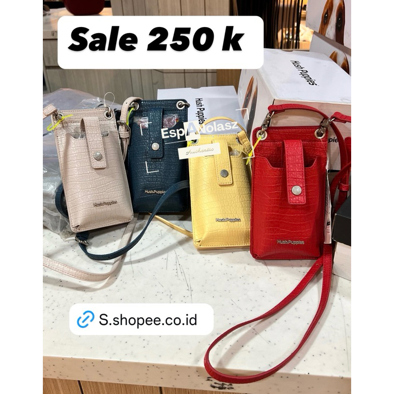 [ESPANOLASZ] ready sling bag hush puppies