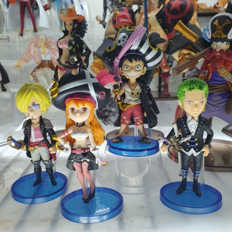 wcf luffy zoro sanji nami red