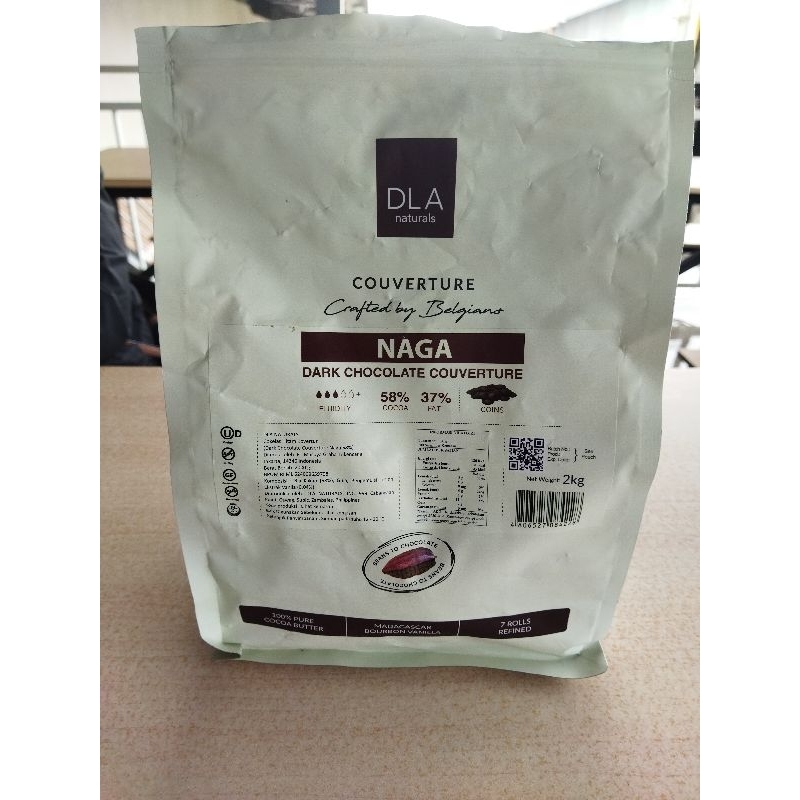 

DLA COUVERTURE CHOCO DARK 58% NAGA 2KG