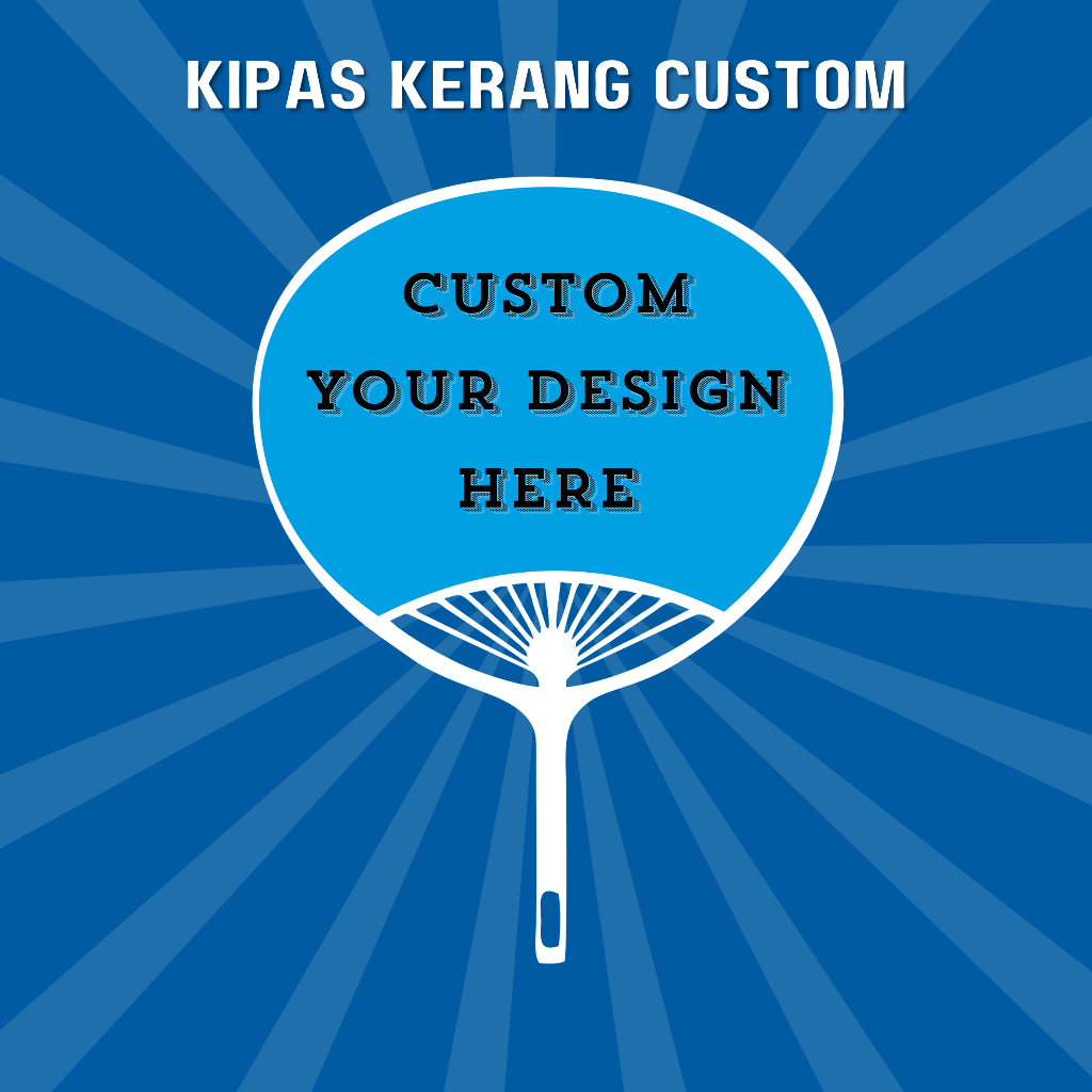 Kipas Kerang Custom / Kipas Uchiwa / Kipas Jepang Harga Murah