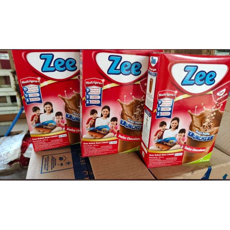 

3 Box Susu Zee Coklat Krunchzee 337 gram