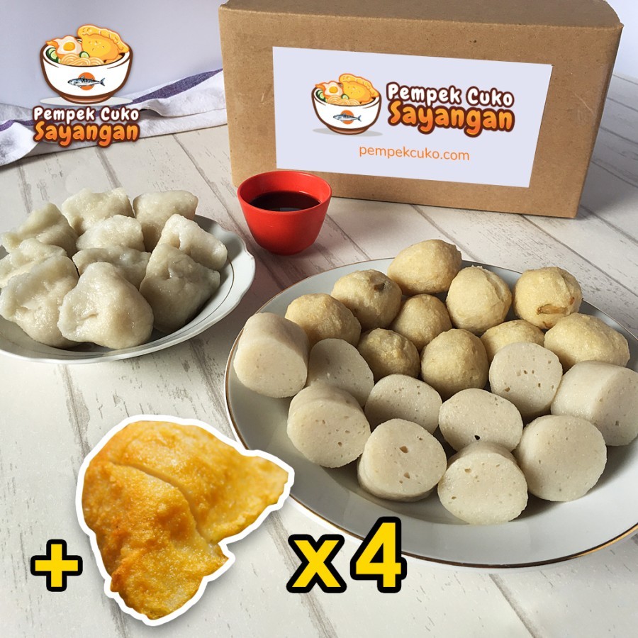 

Campur Jumbo 3kg ~ Pempek Cuko Sayangan
