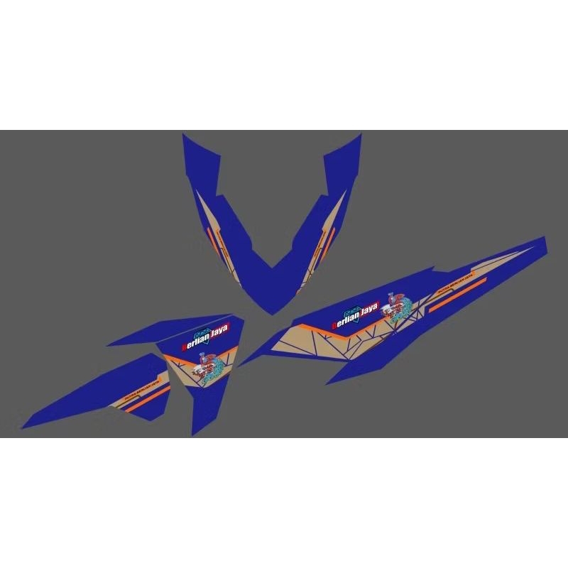 STRIPING VARIO LED OLD 125/150 DESIGN LIVERY BUS BERLIAN JAYA TRANSPARAN