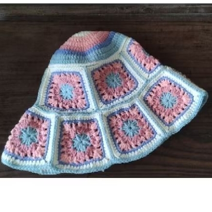 Topi Wonwoo Hoshi DK NanaTour Seventeen/Bucket Hat Rajut