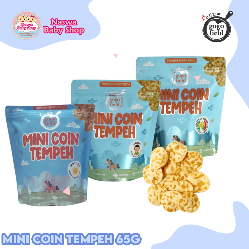 

Gogofield Mini Coin Tempeh Keripik Tempe Krispi 65g