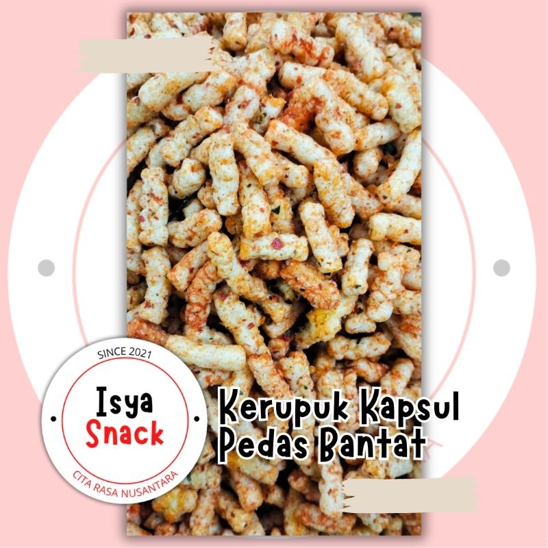 

Isya Snack - Kerupuk Kapsul Pedas Bantat 250gram