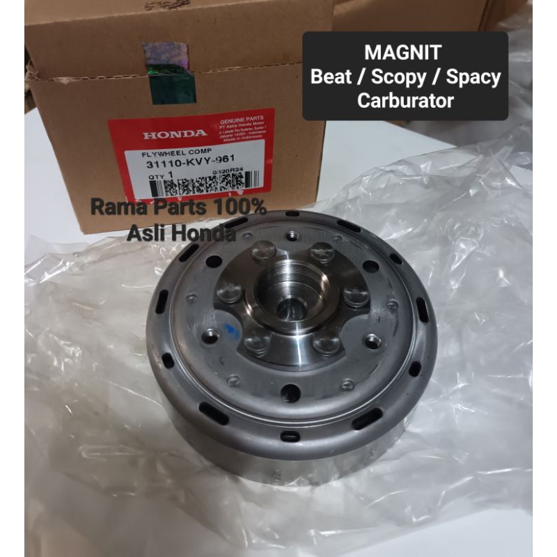 31110-KVY-961  MAGNIT / FLYWHEEL COMP  BEAT / SCOPY / SPACY  CARBURATOR 2009 - 2010 ASLI ORIGINAL HO