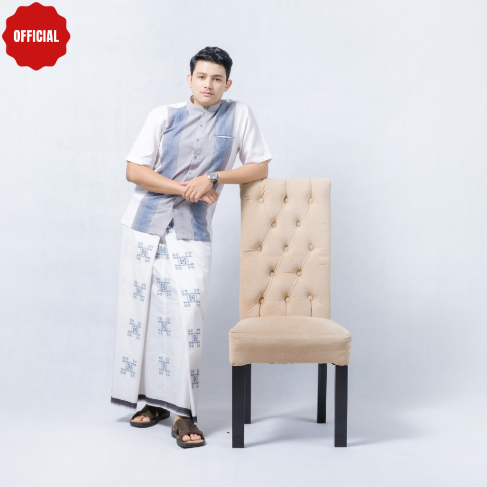 Sarung KETJUBUNG PLATINUM SPP 04 (Songket Pancingan Polos) Putih