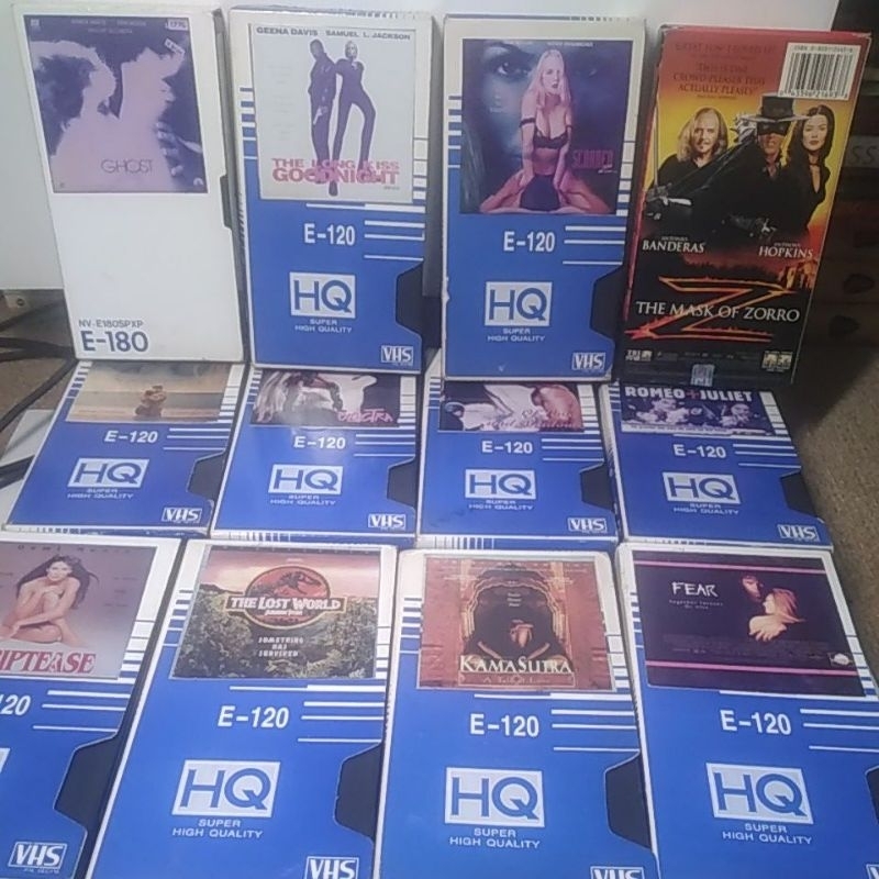 kaset pita vhs koleksi film barat