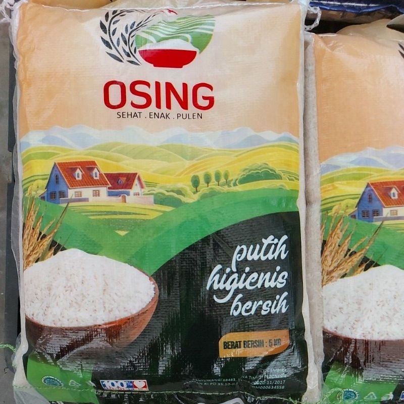 

Beras Osing Premium Banyuwangi 5kg.