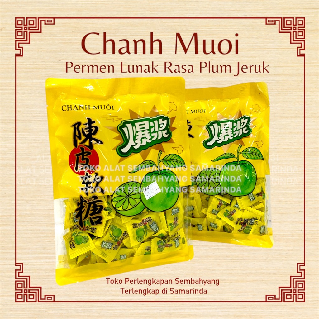 

Chanh Muoi / Permen Lunak Plum 308g / Chanh Muoi Permen Jeruk Plum