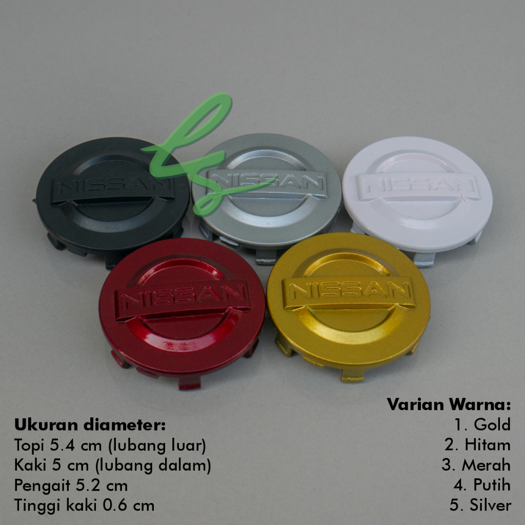 TUTUP DOP VELG NISSAN XTRAIL EVALIA JUKE MARCH GRAND LIVINA 5.4 COVER AS RODA WHEEL HUB CENTER CAPS