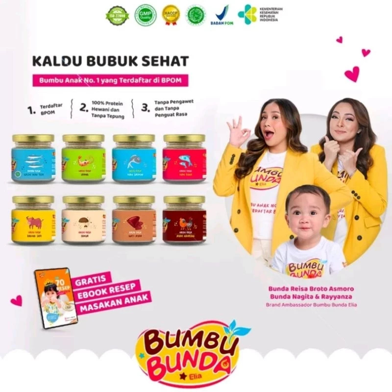 

Bumbu Bunda Elia BPOM Kaldu MPASI / Kaldu Bayi Non Gula Garam / Kaldu Non MSG / Kaldu Organik