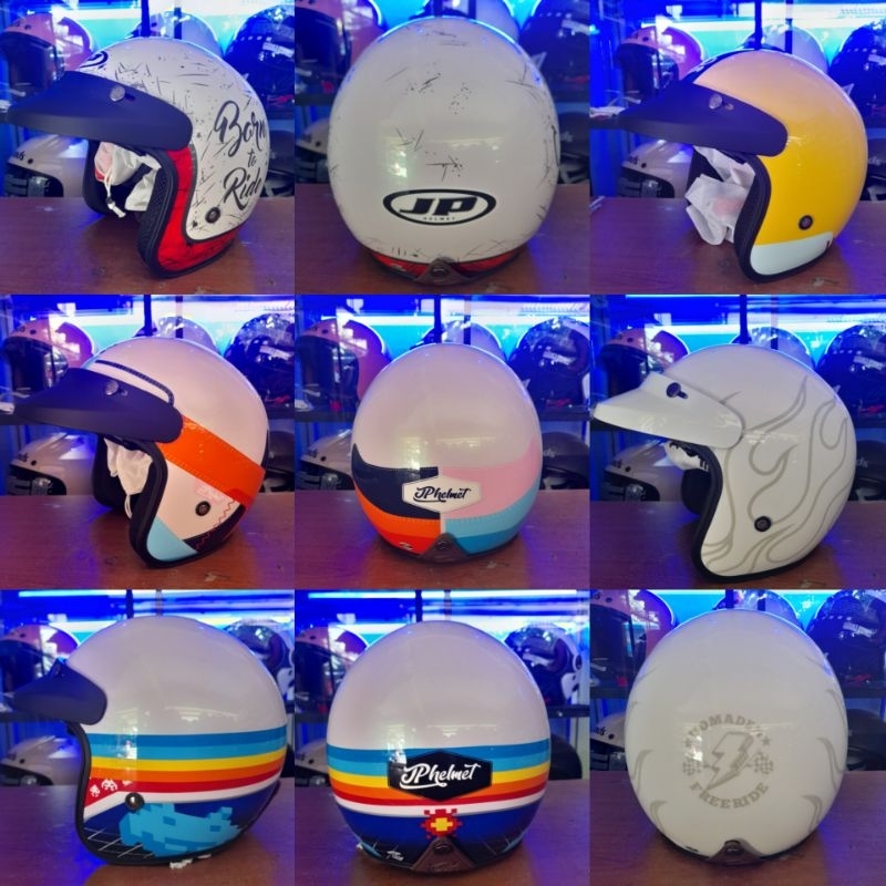 Helm JP Retro New Bigie original jp helm