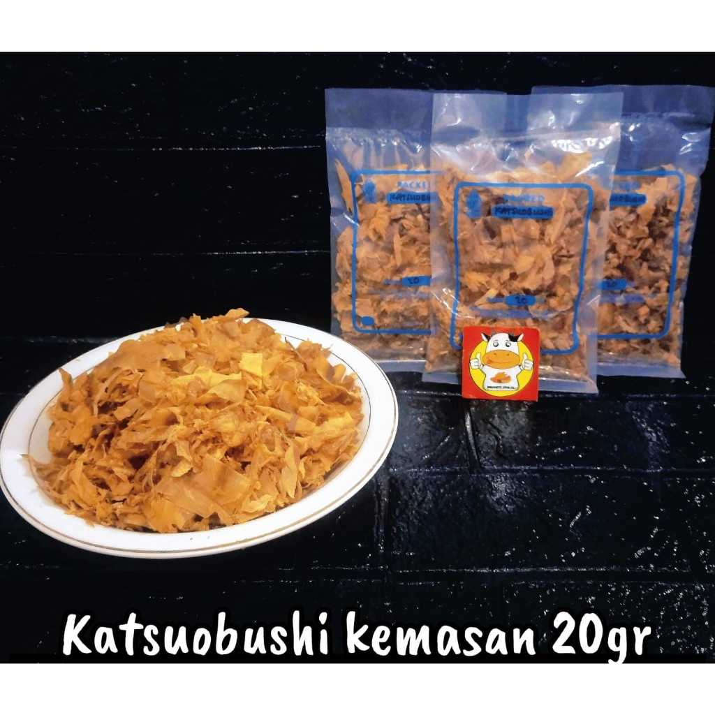 

KATSUOBUSHI KEMASAN 20GR / IKAN CAKALANG SERUT - DISASS JOGJA