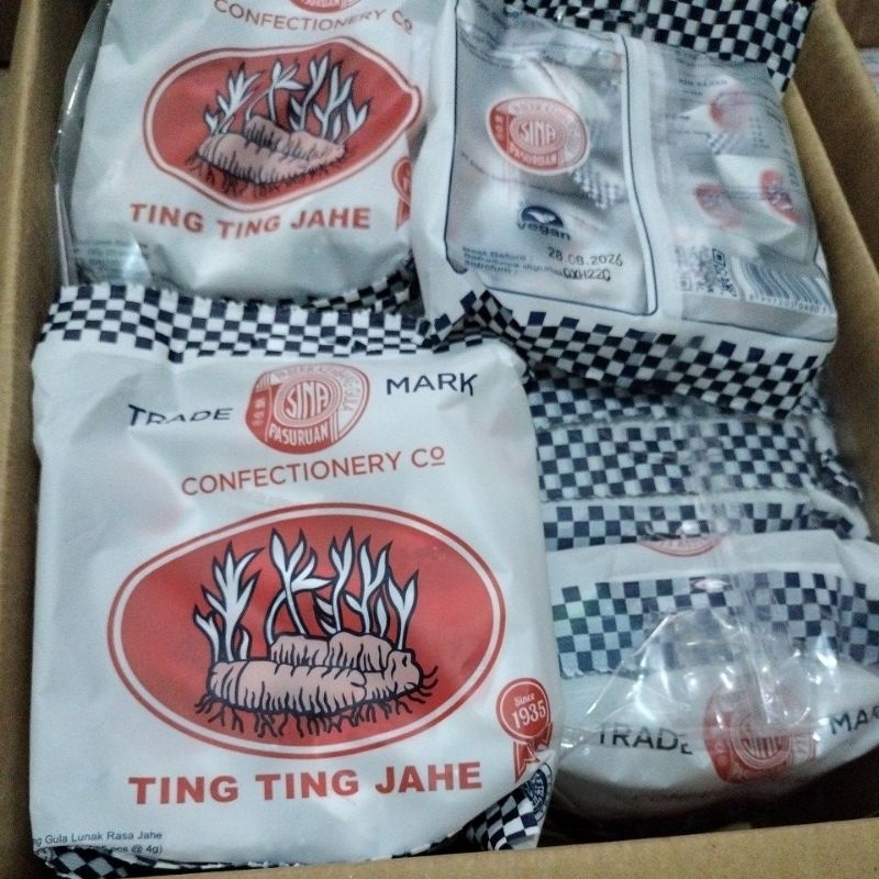 

TING TING JAHE PER BAGS 100gr (25pcs @4gr)