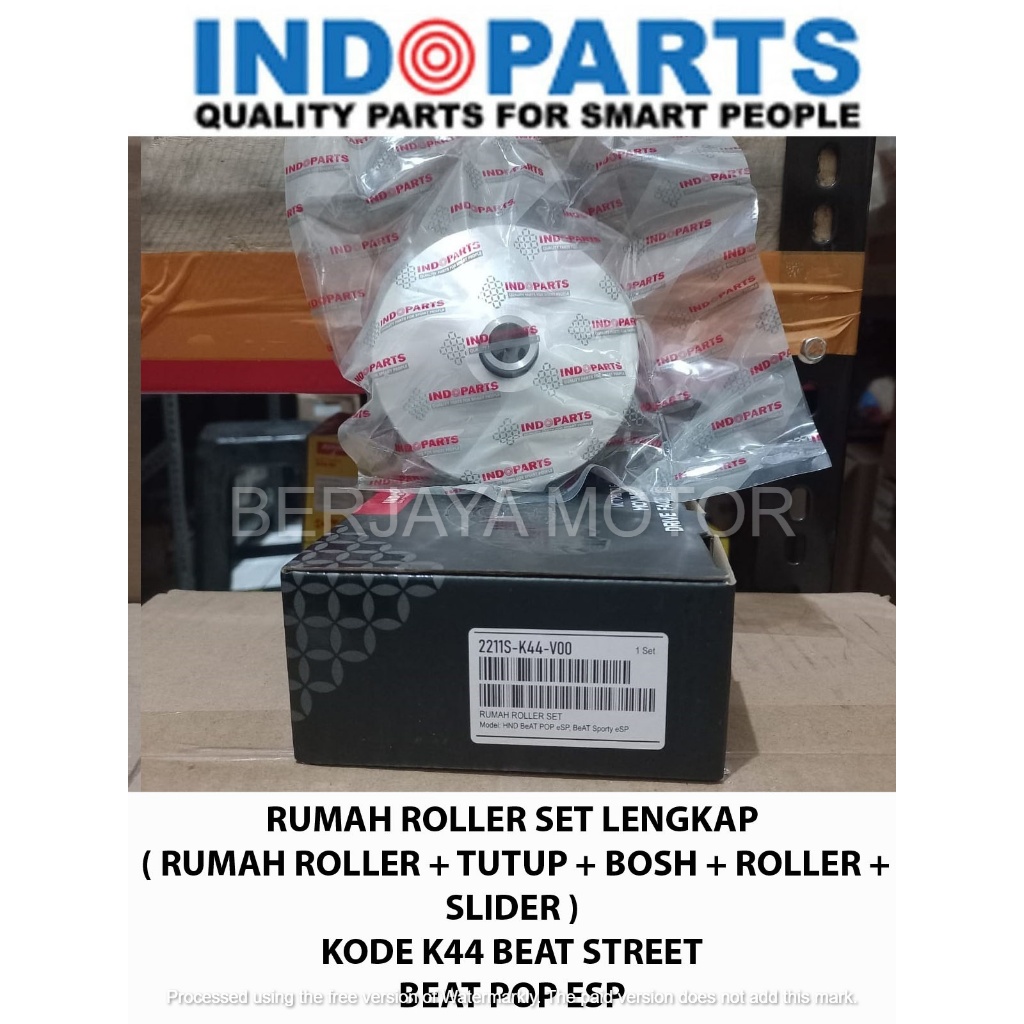 RUMAH ROLLER BEAT POP ESP BEAT STREET K44 LENGKAP BOSH PLUS ROLLER INDOPART