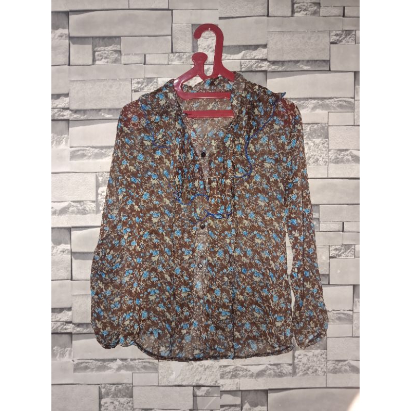 Preloved kemja sifon bunga bunga
